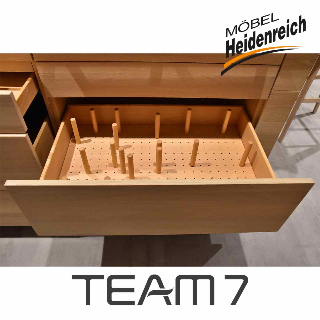 Ausstellungsküche Team7 Eiche Weißöl