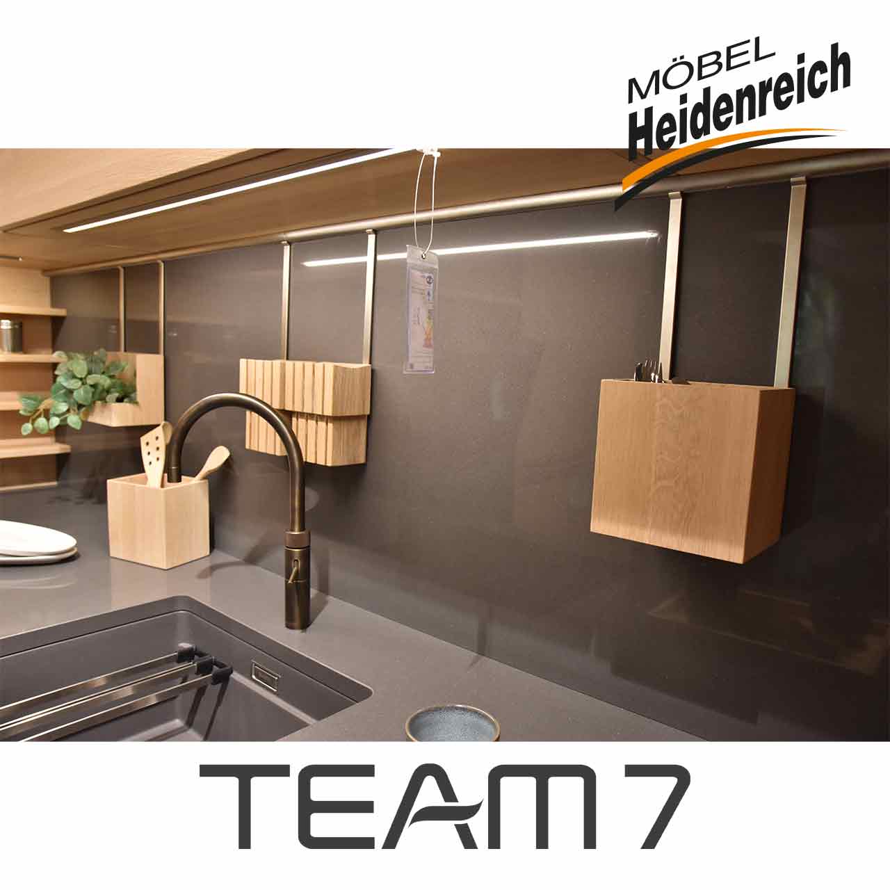 Ausstellungsküche Team7 Eiche Weißöl