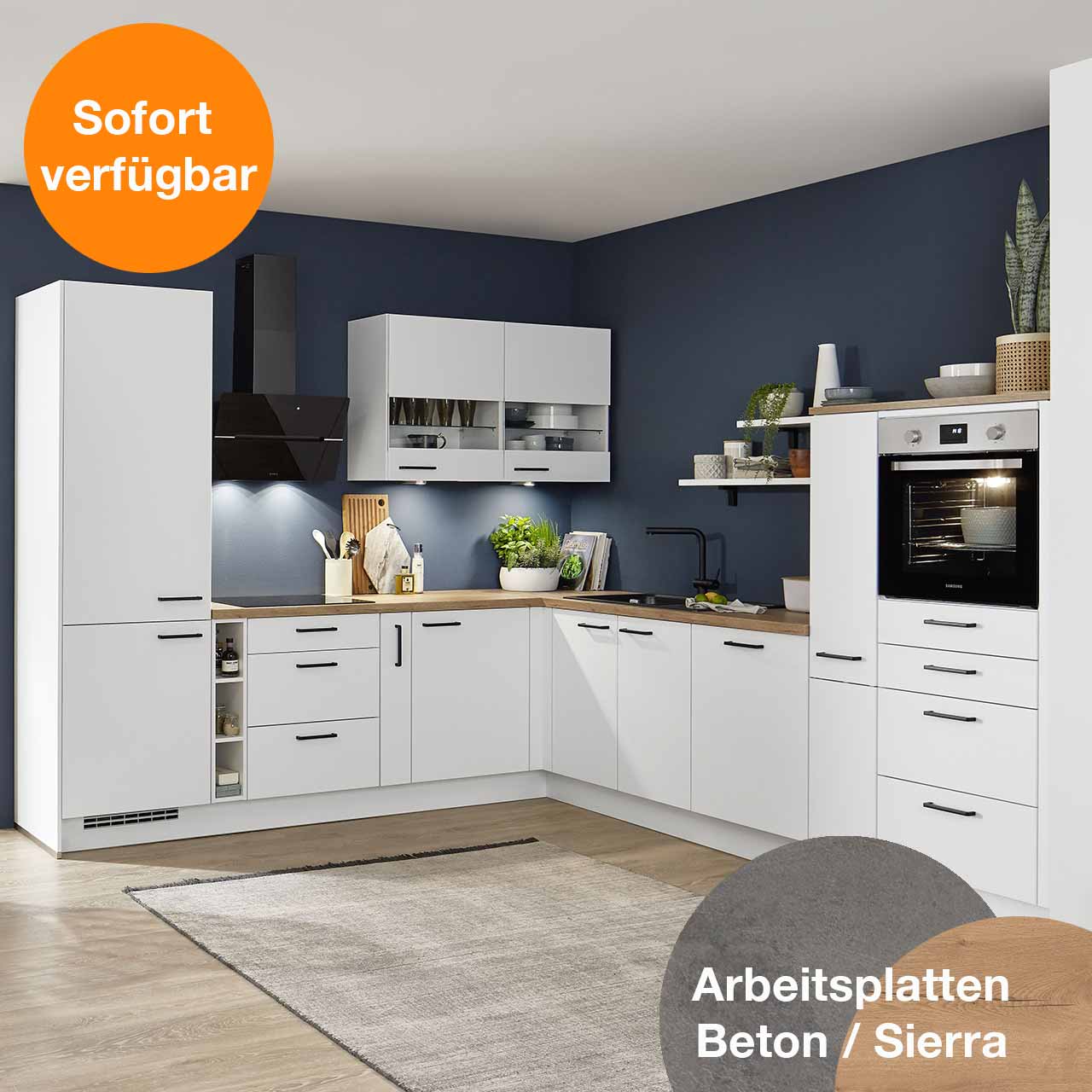 Nobilia Elements NG Küchen Beko RODI | Faber | rechts Ausrichtung Laurus Beko BDIN14N22 EasyPBXA60 | Set | BBIE110N0X | | - KSET-E13 BCSA285K4SN | | Schiefergrau Edelstahlfarbig Beko Beton LCA60 