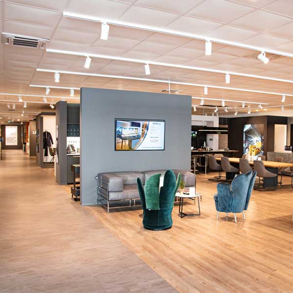 Ausstellung Küchenwelt Blick in die großzügige Ausstellung der Küchenwelt.