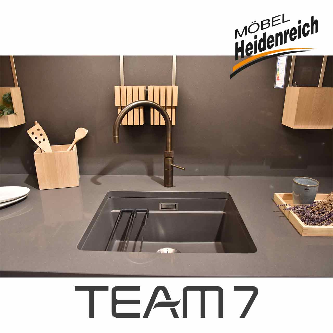 Ausstellungsküche Team7 Eiche Weißöl