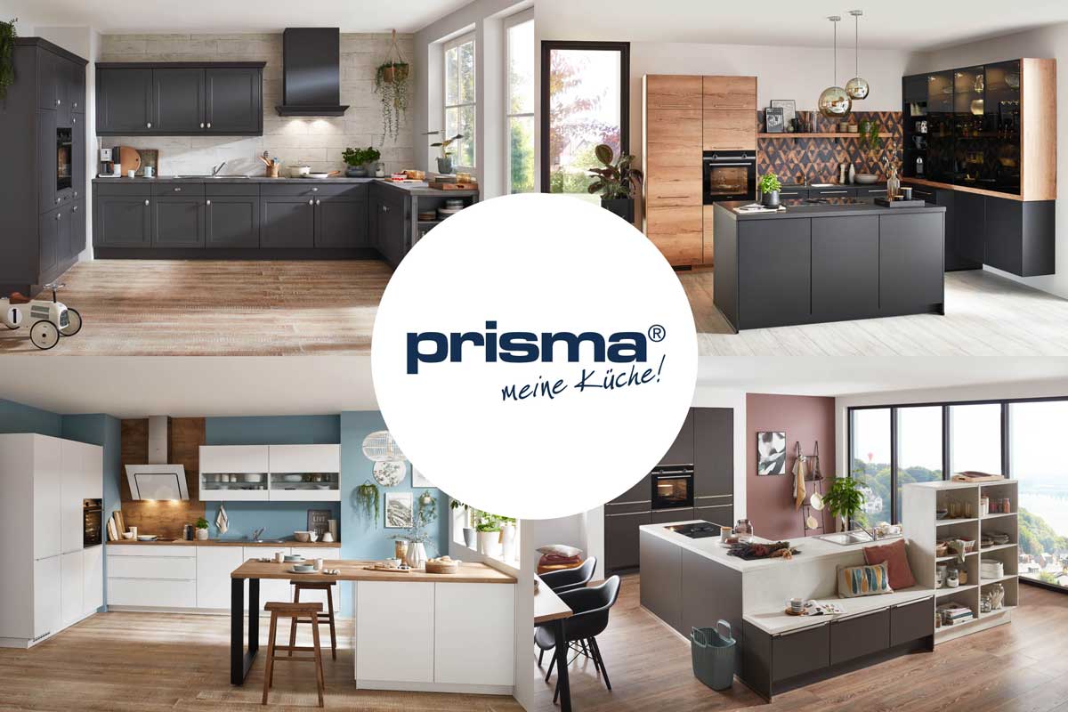 Prisma Küchen Vier Beispiele für Familienküchen der Handels-Marke Prisma.
