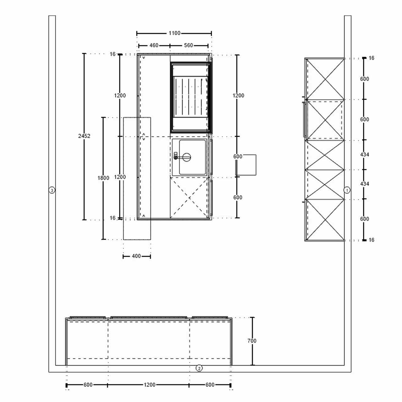 Ausstellungsküche Schüller Biella